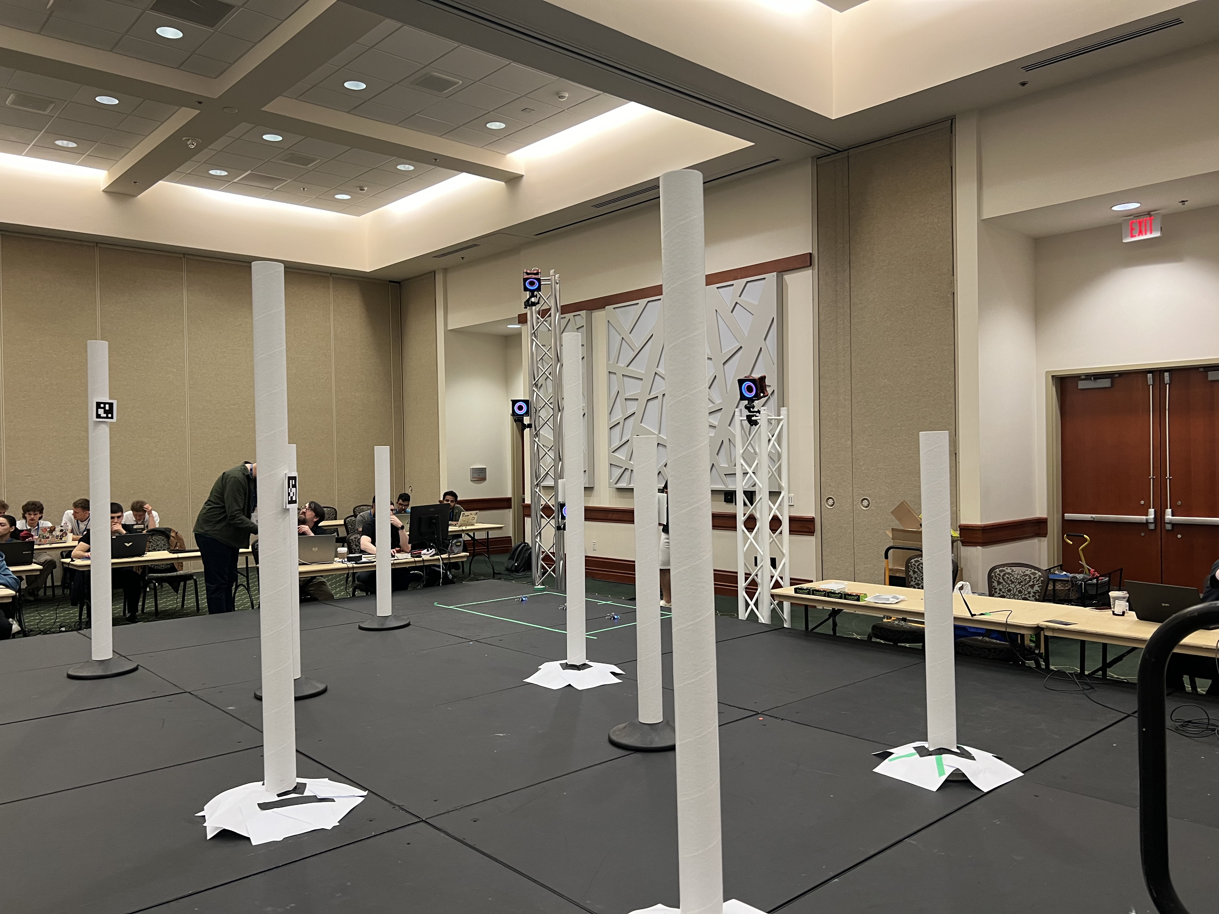 Crazyflie Sim2Real Multi-Robot Benchmarking